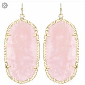 Kendra Scott Danielle Earrings Rose Quartz